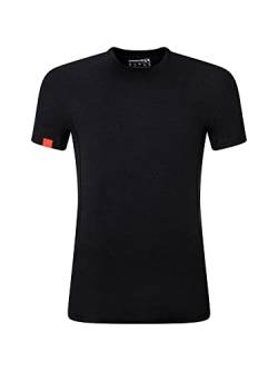 Rock Experience Men's Makani 2.0 SS T-Shirt, Caviar, XXL von Rock Experience