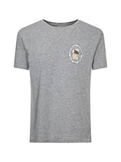 Rock Experience Men's Spaghetti Lover P.2 SS T-Shirt, Grey Melange, Large von Rock Experience