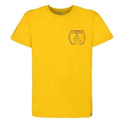 Rock Experience Men's Spaghetti Lover P.4 SS T-Shirt, Old Gold, Large von Rock Experience