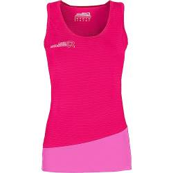 Rock Experience Unisex Merlin Woman Tank Vest, 2000 Cherries Jubilee+0834 SUPER PINK, L von Rock Experience