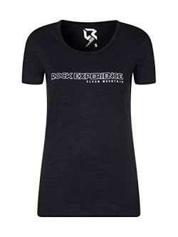 Rock Experience Women's Adak P.1 SS T-Shirt, Caviar, M von Rock Experience