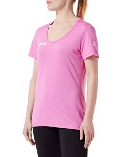 Rock Experience Women's Ambition SS T-Shirt, SUPER PINK, M von Rock Experience