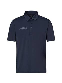 Rock Experience Women's Hayes SS Polo Shirt, Blue Nights, Small von Rock Experience