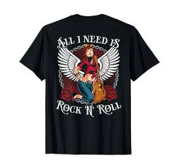 All I Need Is Rock N´ Roll | Rockabilly & Rock N' Roll T-Shirt von Rock 'N' Roll Kleidung für Rockabilly & Rockabella
