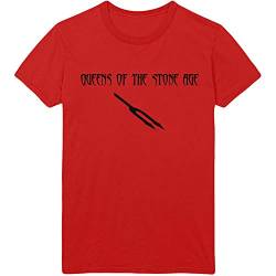 Queens of The Stone Age Deaf Songs offiziell Männer T-Shirt Herren (Large) von Rock Off Trade