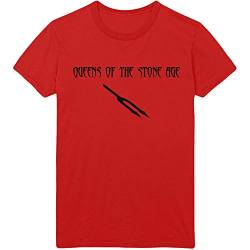 Queens of The Stone Age Deaf Songs offiziell Männer T-Shirt Herren (Small) von Rock Off Trade