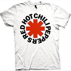 Red Hot Chili Peppers Red Asterisk offiziell Männer T-Shirt Herren (Medium) von Rock Off Trade