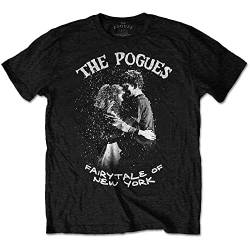 The Pogues Fairy-Tale of New York offiziell Männer T-Shirt Herren (Large) von Rock Off Trade