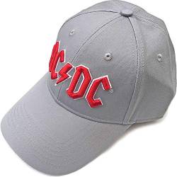 AC/DC Red Logo Offiziell Baseball Cap von Rock Off