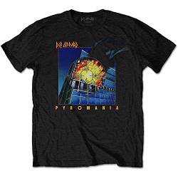 Def Leppard Pyromania offiziell Männer T-Shirt Herren (X-Large) von Rock Off