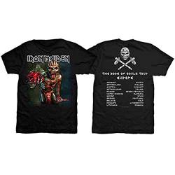 Iron Maiden The Book of Souls European Tour offiziell Männer T-Shirt Herren (X-Large) von Rock Off