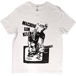 Machine Gun Kelly Tv Warp offiziell Männer T-Shirt Herren (Small) von Rock Off