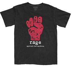 Rage Against The Machine Crowd Masks offiziell Männer T-Shirt Herren (X-Large) von Rock Off