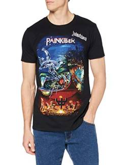 Rock Off Herren Judas Priest Painkiller T-Shirt, Schwarz, L von Rock Off