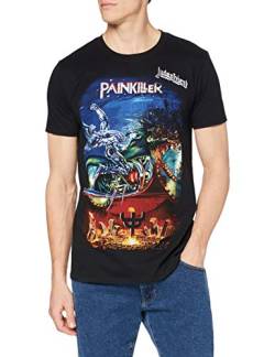 Rock Off Herren Judas Priest Painkiller T-Shirt, Schwarz, XL von Rock Off