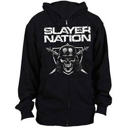Rock Off Slayer Nation offiziell Männer Kapuzenpullover (X-Large) von Rock Off