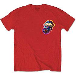 The Rolling Stones Sixty Gradient Text Red offiziell Männer T-Shirt Herren (XX-Large) von Rock Off
