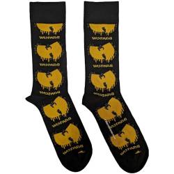 Wu-Tang Clan Socken mit tropfendem Logo, Einheitsgröße, Schwarz, Schwarz , One size von Rock Off