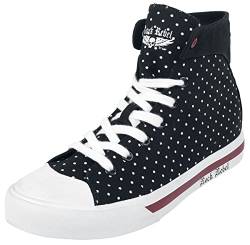 Rock Rebel by EMP Damen Schwarze Gepunktete Sneaker EU40 von Rock Rebel by EMP