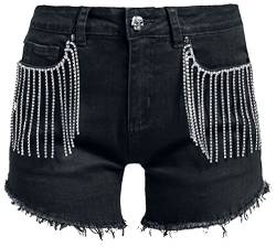 Rock Rebel by EMP Damen Schwarze Shorts mit Strassstein- Applikation 27 von Rock Rebel by EMP