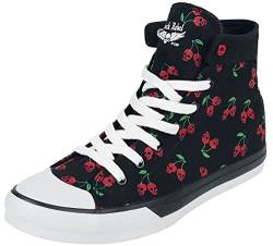 Rock Rebel by EMP Damen Schwarze Sneaker mit Kirschen-Print EU37 von Rock Rebel by EMP