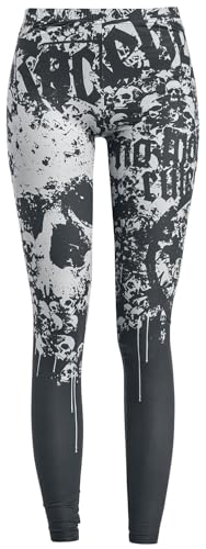 Rock Rebel by EMP Damen schwarz-weiße rockige Leggings S von Rock Rebel by EMP