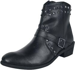 Rock Rebel by EMP Damen schwarze Cowboy Boots mit Nieten EU39 von Rock Rebel by EMP