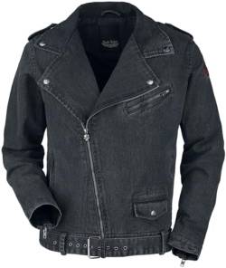 Rock Rebel by EMP Herren Biker Style Jeans Jacket grau M von Rock Rebel by EMP