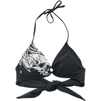 Rock Rebel by EMP - Rock Bikini-Oberteil - Mix And Match - S bis XXL - für Damen - Größe L - schwarz von Rock Rebel by EMP