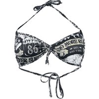 Rock Rebel by EMP - Rock Bikini-Oberteil - Mix And Match - XS bis XXL - für Damen - Größe L - schwarz von Rock Rebel by EMP