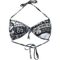 Rock Rebel by EMP - Rock Bikini-Oberteil - Mix And Match - XS bis XXL - für Damen - Größe S - schwarz von Rock Rebel by EMP