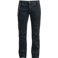 Rock Rebel by EMP - Rock Jeans - Dark Reptile - W31L32 bis W40L34 - für Männer - Größe W36L34 - schwarz von Rock Rebel by EMP