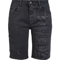 Rock Rebel by EMP - Rock Short - 27 bis 34 - für Damen - Größe 29 - schwarz von Rock Rebel by EMP