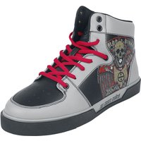 Rock Rebel by EMP - Rock Sneaker high - HighCut Sneaker - EU37 bis EU44 - Größe EU37 - schwarz von Rock Rebel by EMP