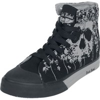 Rock Rebel by EMP - Rock Sneaker high - Walk The Line - EU37 bis EU47 - Größe EU40 - schwarz von Rock Rebel by EMP