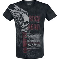 Rock Rebel by EMP - Rock T-Shirt - Heavy Soul - S bis 5XL - für Männer - Größe 3XL - schwarz von Rock Rebel by EMP