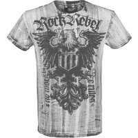 Rock Rebel by EMP - Rock T-Shirt - Rebel Soul - S bis 5XL - für Männer - Größe 5XL - weiß von Rock Rebel by EMP