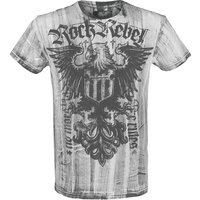 Rock Rebel by EMP - Rock T-Shirt - Rebel Soul - S bis 5XL - für Männer - Größe S - weiß von Rock Rebel by EMP