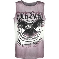 Rock Rebel by EMP - Rock Tank-Top - Tiger In My Tank - S bis XXL - für Männer - Größe L - lila/weiß von Rock Rebel by EMP