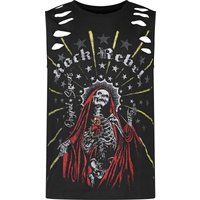 Rock Rebel by EMP - Rock Tank-Top - Top With Skeleton Madonna Frontprint - S bis XXL - für Männer - Größe M - schwarz von Rock Rebel by EMP