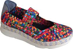 Rock Spring PRAIANA – Damenschuh mit Keilabsatz und Einlegesohle aus Memory-Schaum, Rainbow, 38 EU von Rock Spring