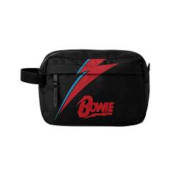 Rock Sax David Bowie Black Lightning Bolt Reise Wash Bag Organizer von Rock