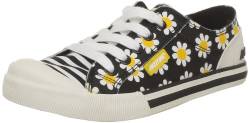 Rocket Dog Damen Jazzin Low-Top Sneakers, Black (Black Daisy), 41 EU von Rocket Dog