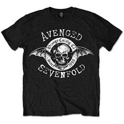 Avenged Sevenfold Herren Origins T-Shirt, Schwarz, XL von Rockoff Trade