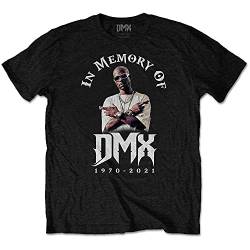 DMX T Shirt R.I.P. Logo Nue offiziell Herren Schwarz L von Rockoff Trade