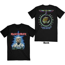 Iron Maiden World Slavery Tour '84 - '85 offiziell Männer T-Shirt Herren (X-Large) von Rockoff Trade
