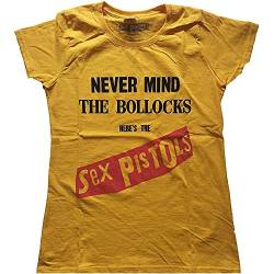 Sex Pistols The T Shirt Never Mind The Bollocks Original Album offiziell Damen XL von Rockoff Trade