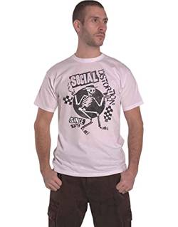 Social Distortion T Shirt Speakeasy Checkerboard Band Logo Nue offiziell Weiß XL von Rockoff Trade