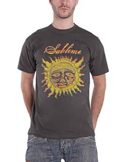 Sublime Yellow Sun T-Shirt grau L von Rockoff Trade