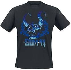Sum 41 Blue Demon Männer T-Shirt schwarz M 100% Baumwolle Band-Merch, Bands von Rockoff Trade